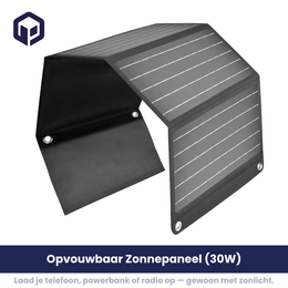 Opvouwbaar 30W Zonnepaneel
